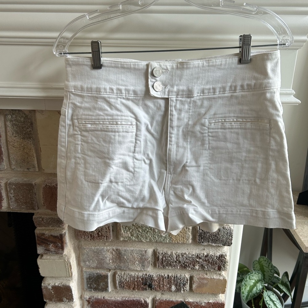 Frame white shorts